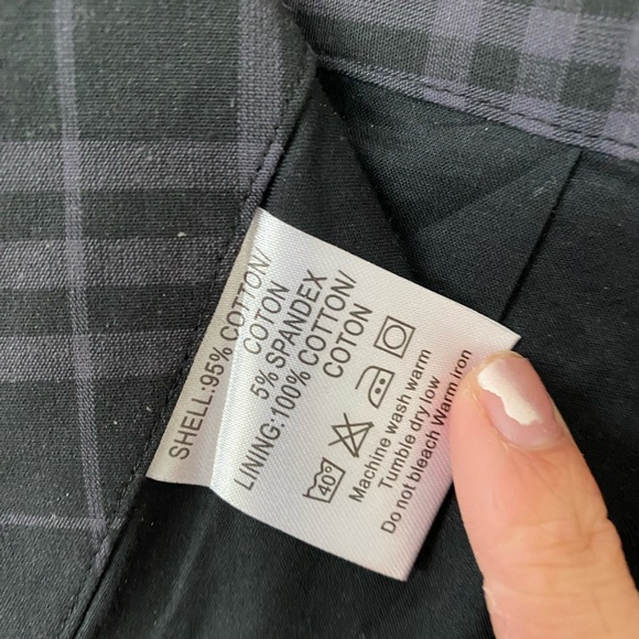 Black and Grey Check Office Siren Bayonetta Midi Skirt - Picture 5 of 6